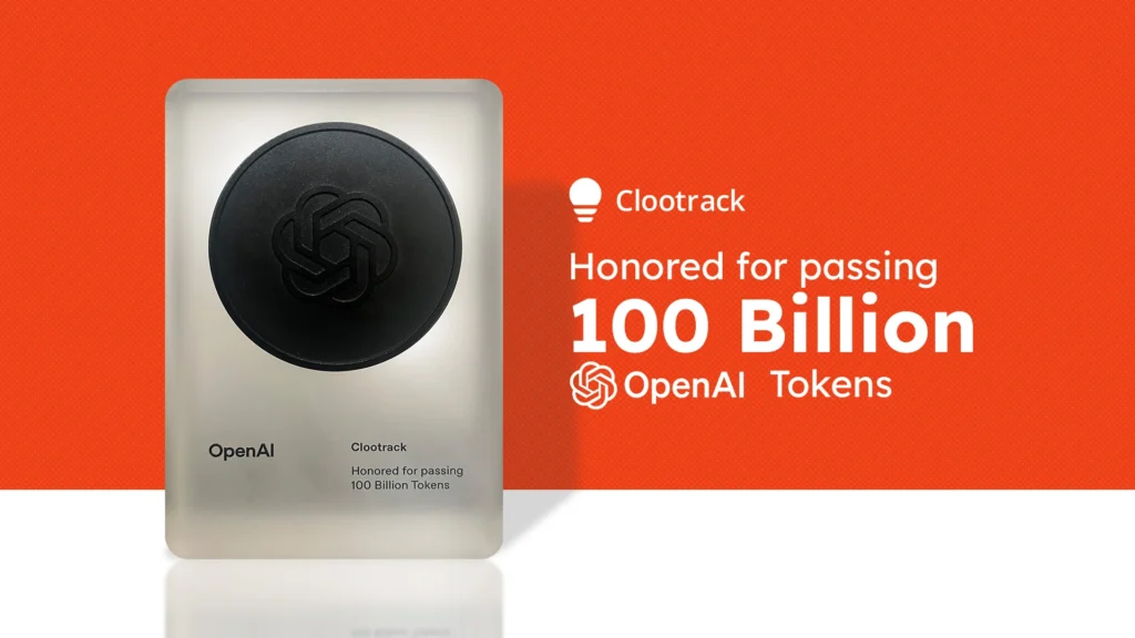 Clootrack Surpasses 100 billion openai tokens